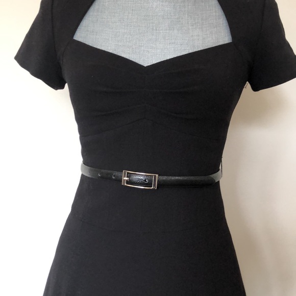 NWT, beautiful Le Chateau black midi dress size XS - Picture 5 of 8